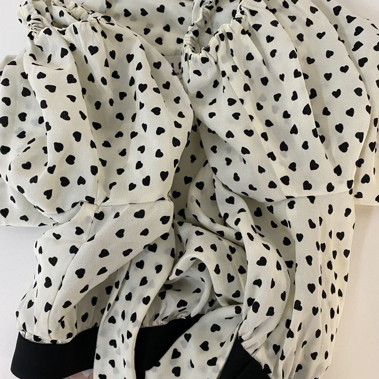 Miu Miu Miu Miu Heart Print Blouse Size 36 Size XS / US 0-2 / IT 36-38 - 11 Thumbnail