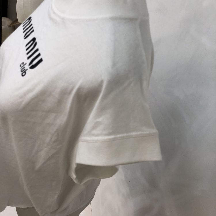 Miu Miu Miu Miu Club Split Graphic Crop Top Size L Size L / US 10 / IT 46 - 8 Thumbnail