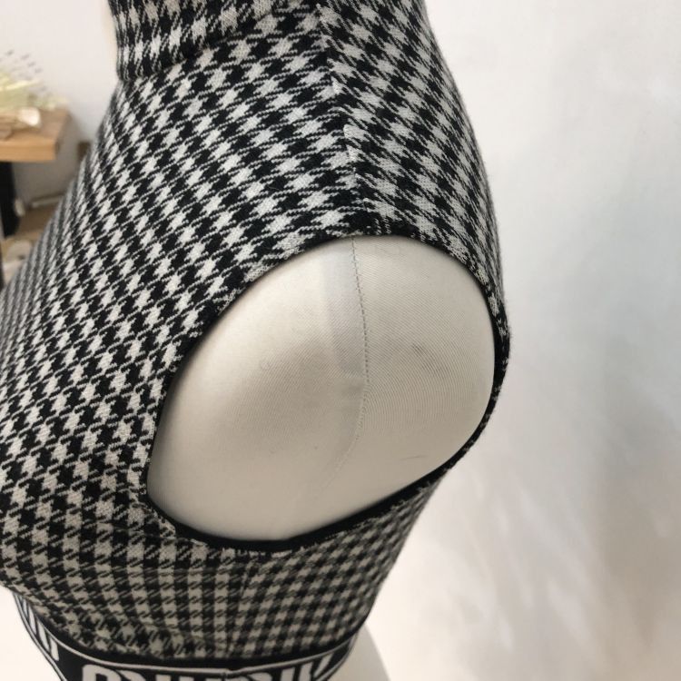 Miu Miu Miu Miu Houndstooth Logo Waistband Top Size 36 Size XS / US 0-2 / IT 36-38 - 9 Thumbnail