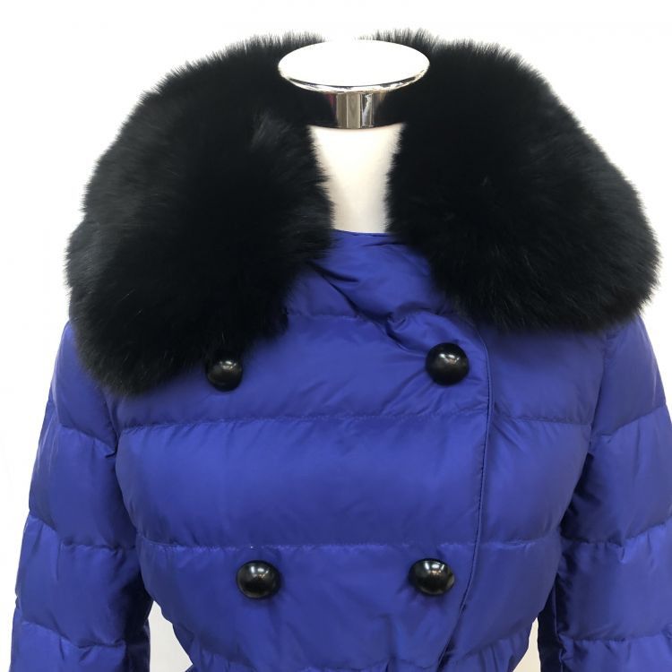 Miu Miu Miu Miu Fur Collar Belted Down Jacket Size 40 Size S / US 4 / IT 40 - 7 Thumbnail
