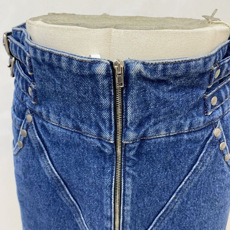 Miu Miu Miu Miu Denim Skirt Size 40 Size 27" / US 4 / IT 40 - 7 Thumbnail