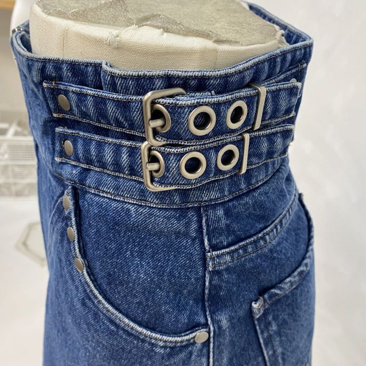 Miu Miu Miu Miu Denim Skirt Size 40 Size 27" / US 4 / IT 40 - 8 Thumbnail