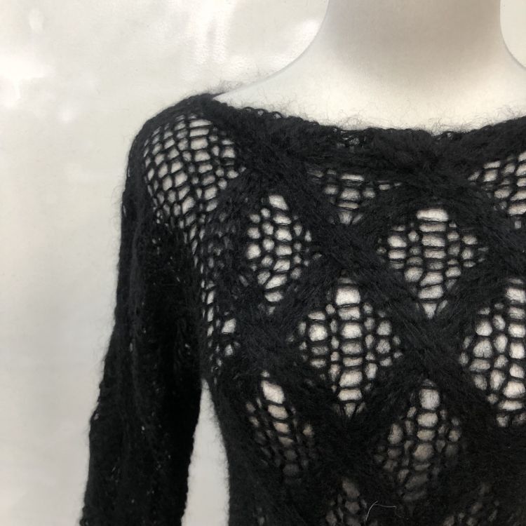 Miu Miu Miu Miu Mohair Open Knit Midi Dress Size 36 Size XS / US 0-2 / IT 36-38 - 7 Thumbnail