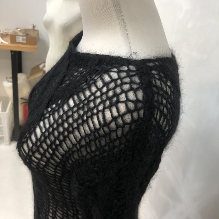 Miu Miu Miu Miu Mohair Open Knit Midi Dress Size 36 Size XS / US 0-2 / IT 36-38 - 8 Thumbnail