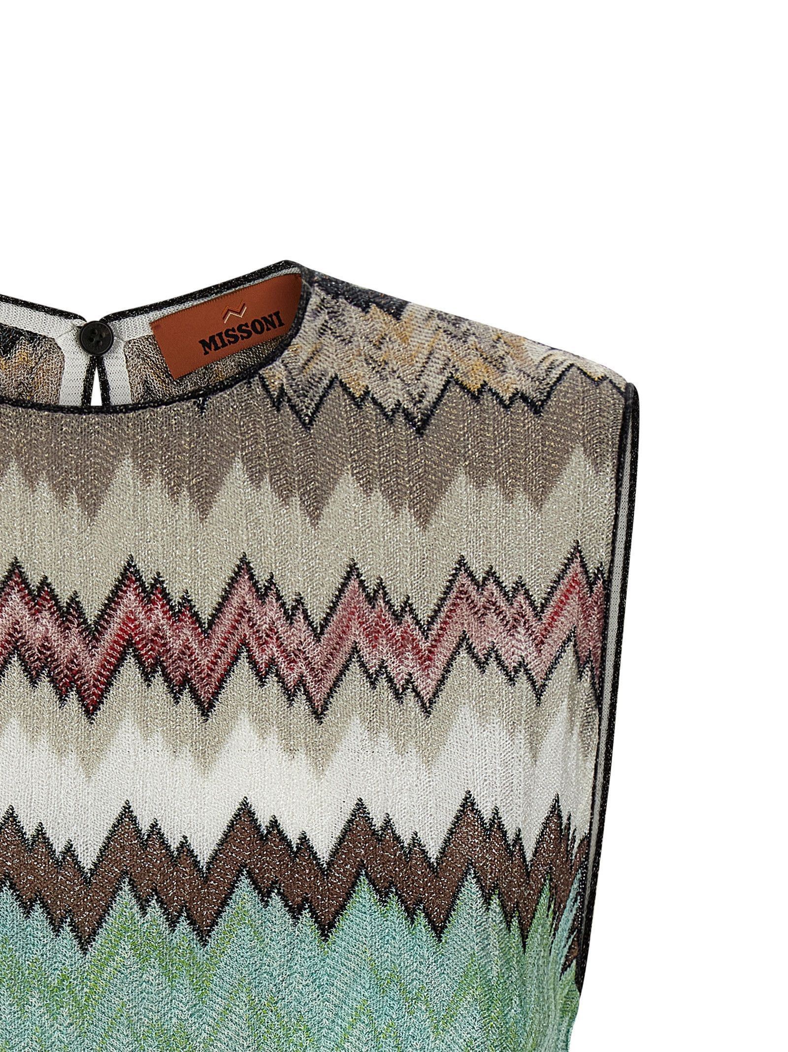Missoni Zigzag Lamé Top Size M / US 6-8 / IT 42-44 - 3 Thumbnail