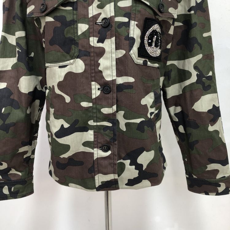 Miu Miu Miu Miu Camouflage Crystal Embellished Jacket Size 38 Size XS / US 0-2 / IT 36-38 - 11 Thumbnail