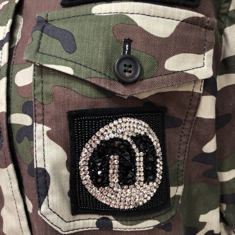Miu Miu Miu Miu Camouflage Crystal Embellished Jacket Size 38 Size XS / US 0-2 / IT 36-38 - 10 Thumbnail