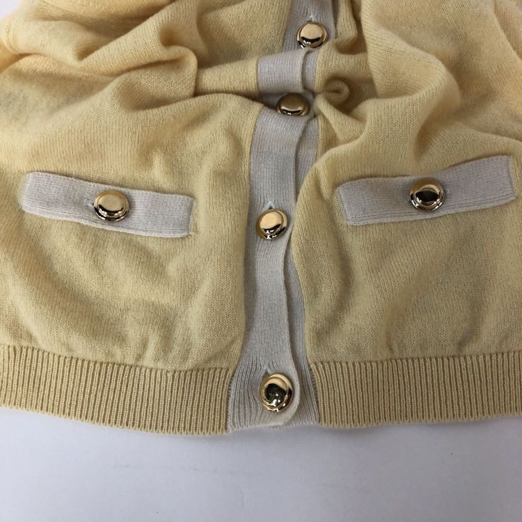 Miu Miu Miu Miu Yellow Cashmere Cardigan Size 36 Size XS / US 0-2 / IT 36-38 - 12 Thumbnail
