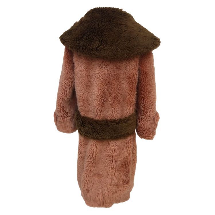 Miu Miu Miu Miu Colorblock Faux Fur Coat Size 36 Size XS / US 0-2 / IT 36-38 - 2 Thumbnail