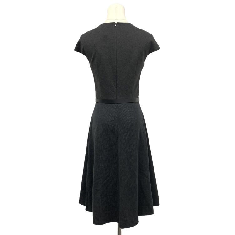 Weekend Max Mara Weekend Max Mara Pinstripe Wool Midi Dress Size 38 Size XS / US 0-2 / IT 36-38 - 2 Thumbnail