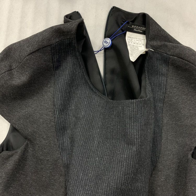 Weekend Max Mara Weekend Max Mara Pinstripe Wool Midi Dress Size 38 Size XS / US 0-2 / IT 36-38 - 8 Thumbnail