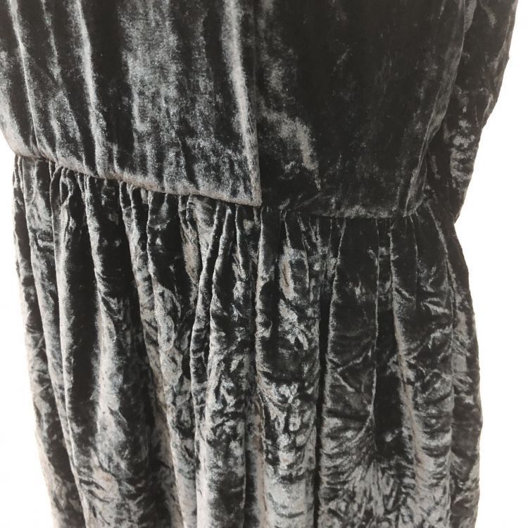 Miu Miu Miu Miu Crystal Collar Velvet Midi Dress Size 38 Size XS / US 0-2 / IT 36-38 - 9 Thumbnail