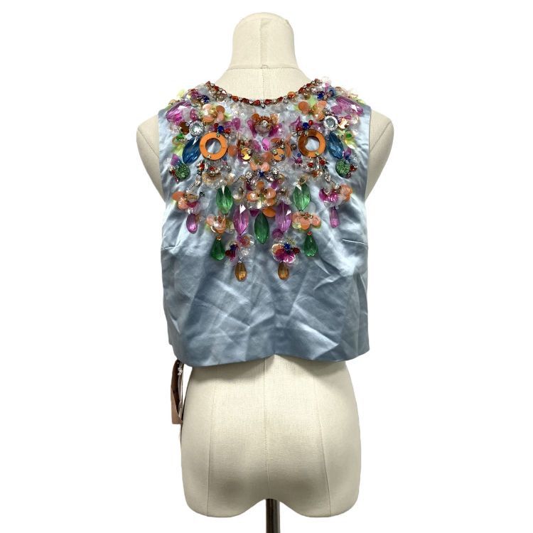 Miu Miu Miu Miu Embellished Sleeveless Top Size 38 Size XS / US 0-2 / IT 36-38 - 2 Thumbnail