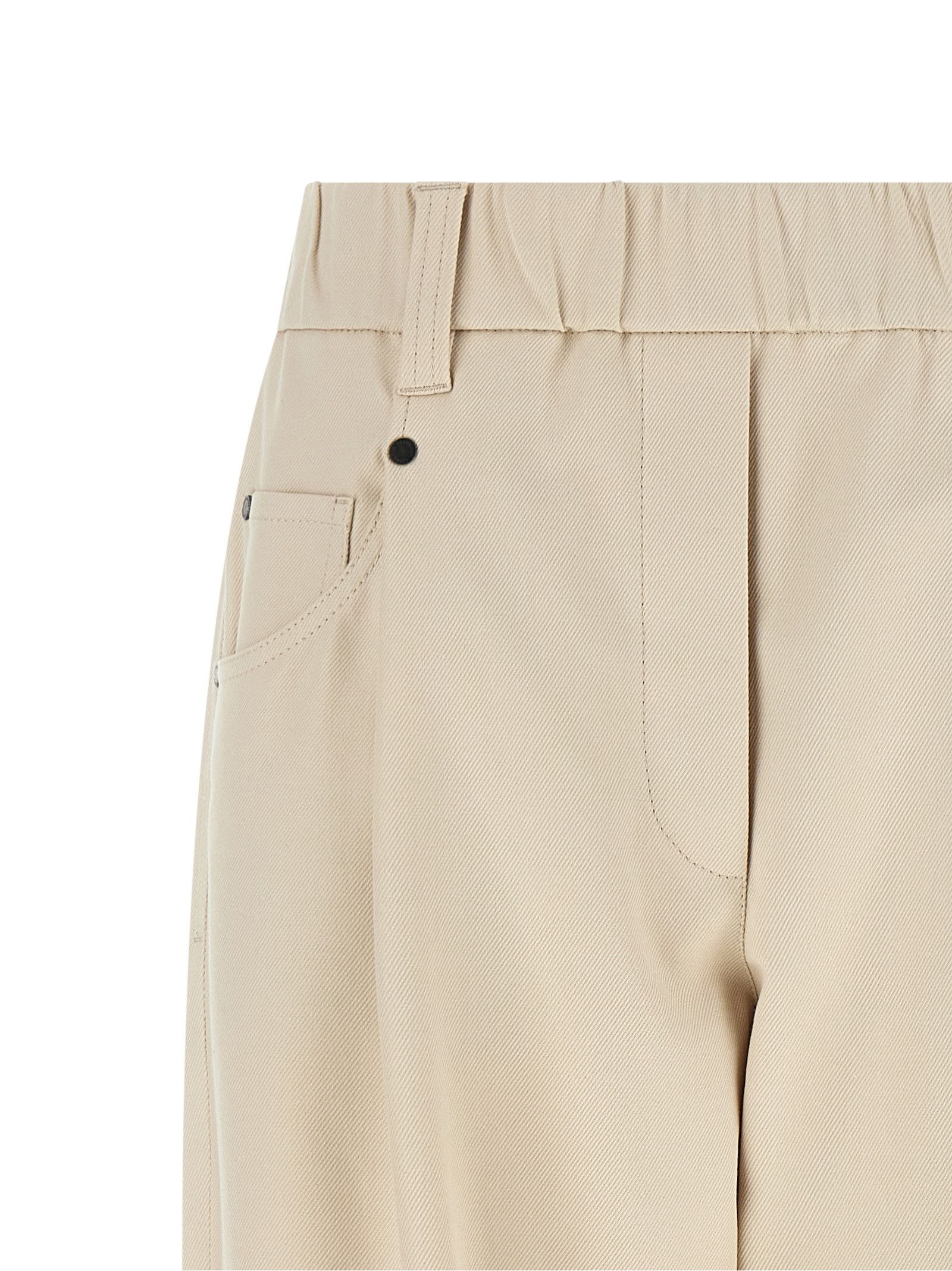Brunello Cucinelli 'Baggy Pull-On' Pants Size 28" / US 6 / IT 42 - 3 Thumbnail