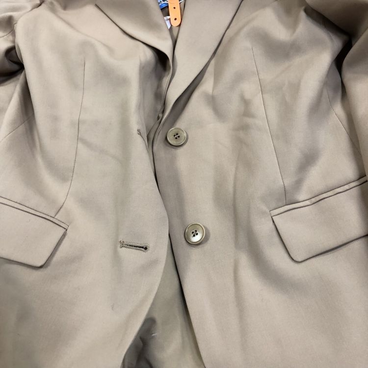 Max Mara Weekend MaxMara Beige Virgin Wool Blazer Size IT 40 Size S / US 4 / IT 40 - 7 Thumbnail