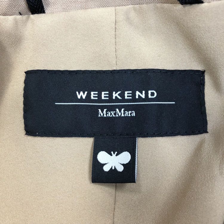 Max Mara Weekend MaxMara Beige Virgin Wool Blazer Size IT 40 Size S / US 4 / IT 40 - 3 Thumbnail