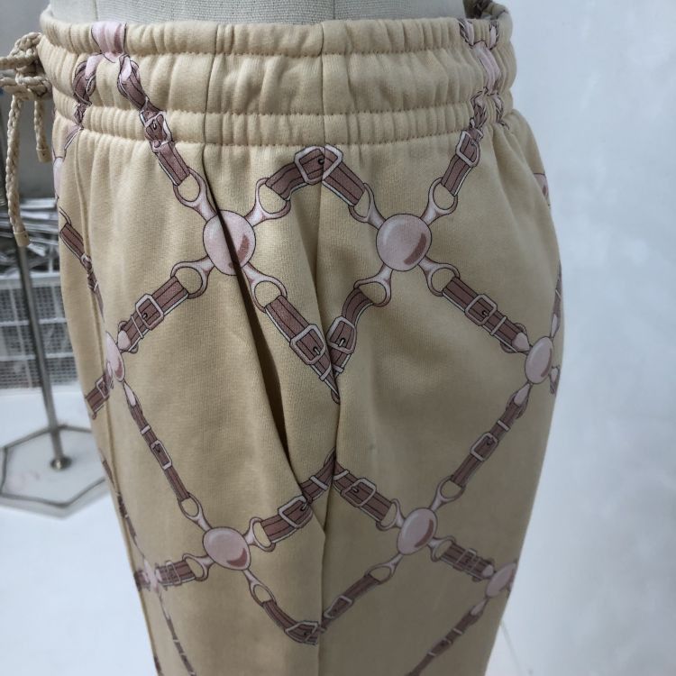 Hermes Hermès Chain Print Joggers Size 38 Size 27" / US 4 / IT 40 - 6 Thumbnail
