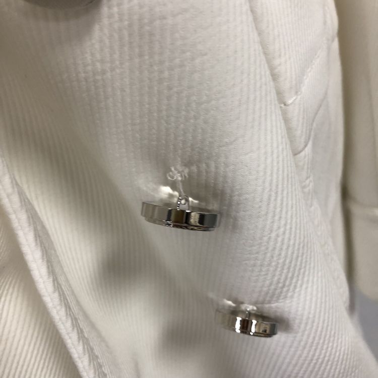 Miu Miu Miu Miu White Double Breasted Coat Size 38 Size XS / US 0-2 / IT 36-38 - 12 Thumbnail