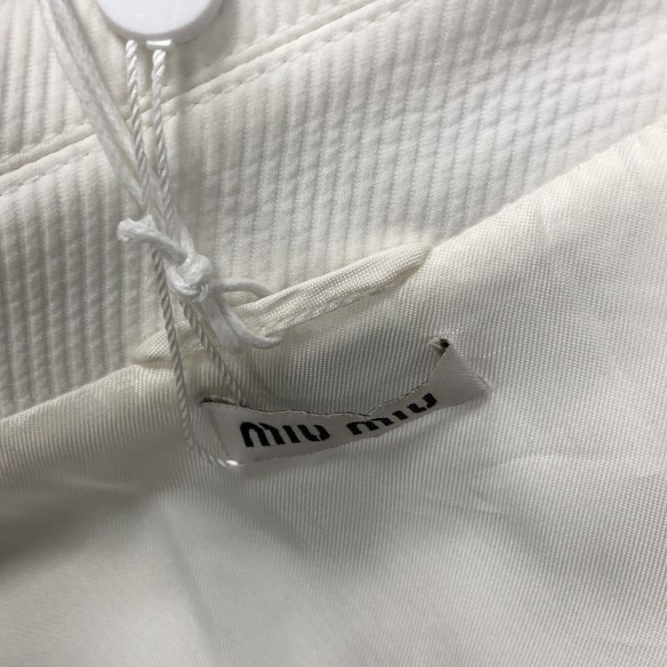 Miu Miu Miu Miu White Double Breasted Coat Size 38 Size XS / US 0-2 / IT 36-38 - 6 Thumbnail
