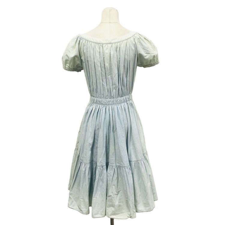 Miu Miu Miu Miu Puff Sleeve Midi Dress Size 40 Size S / US 4 / IT 40 - 2 Thumbnail