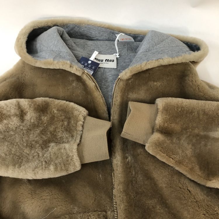 Miu Miu Miu Miu Shearling Zip Hoodie Size 38 Size XS / US 0-2 / IT 36-38 - 10 Thumbnail