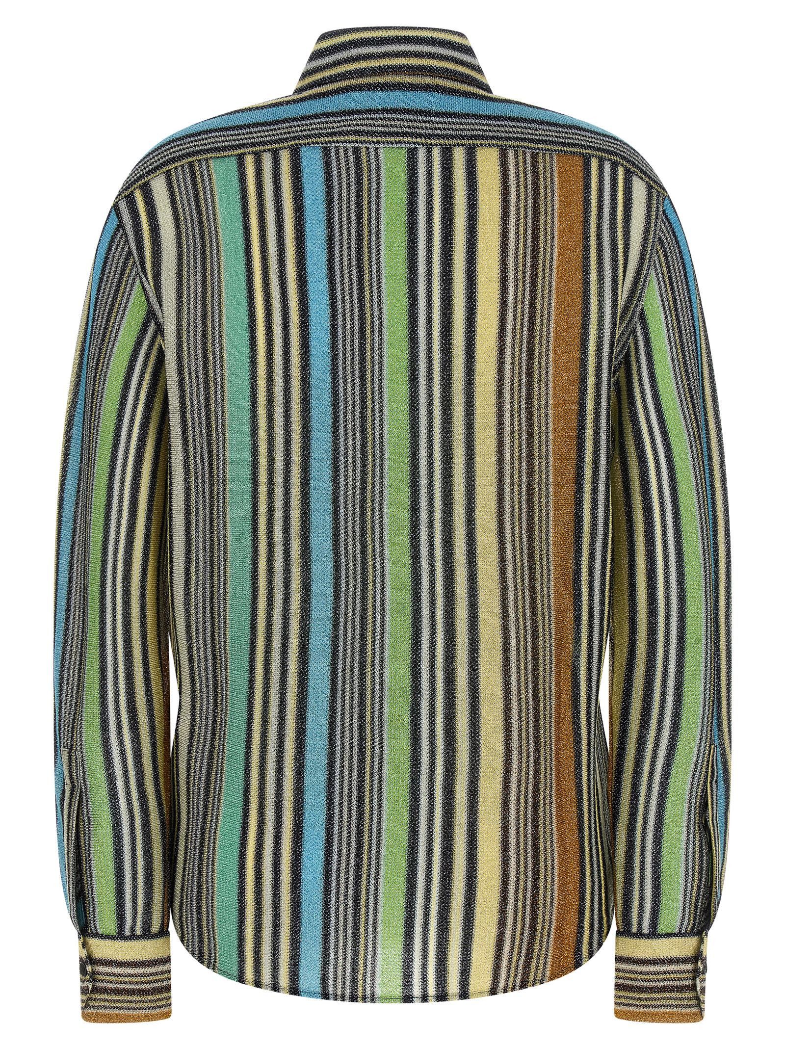 Missoni Lamé Viscose Shirt Size M / US 6-8 / IT 42-44 - 2 Thumbnail
