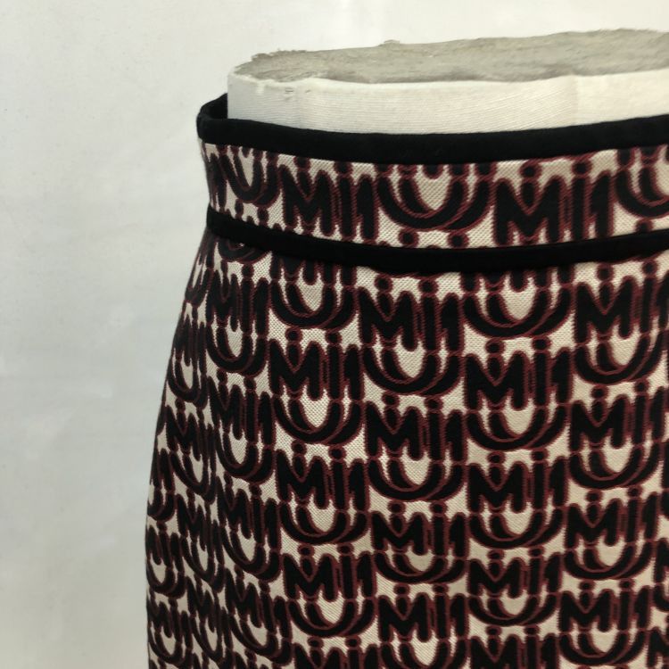 Miu Miu Miu Miu Monogram Mini Skirt Size 40 Size 27" / US 4 / IT 40 - 7 Thumbnail