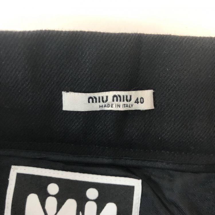 Miu Miu Miu Miu Monogram Mini Skirt Size 40 Size 27" / US 4 / IT 40 - 3 Thumbnail
