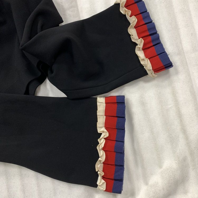 Gucci Gucci Ruffle Trim Midi Dress Size M Size M / US 6-8 / IT 42-44 - 10 Thumbnail