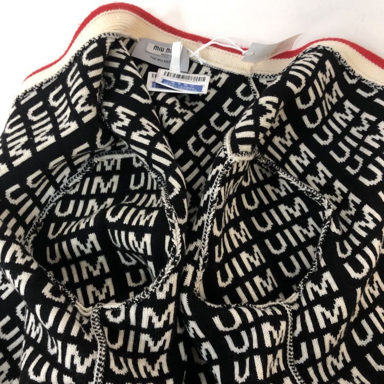 Miu Miu Miu Miu Logo Print Cardigan Size 38 Size XS / US 0-2 / IT 36-38 - 12 Thumbnail