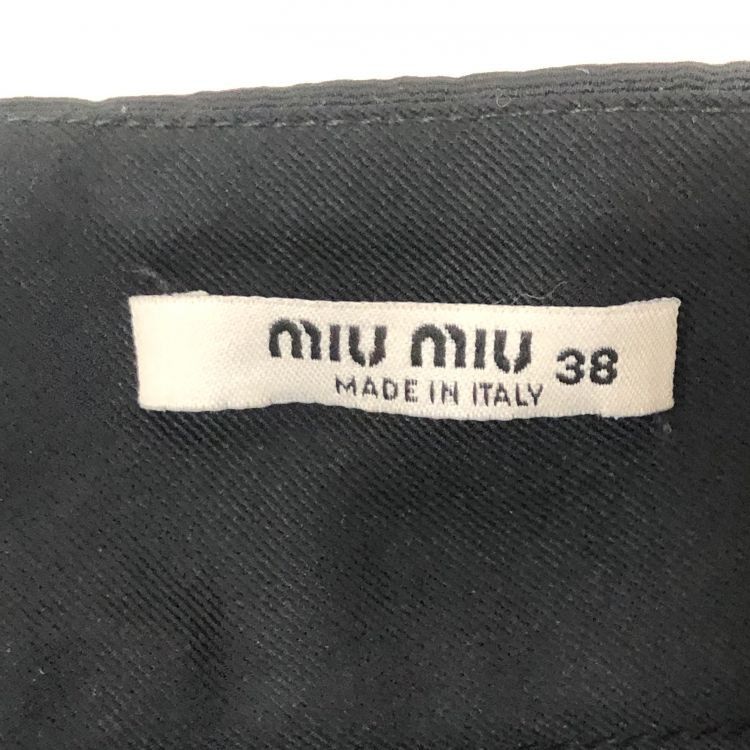 Miu Miu Miu Miu Bow Detail Midi Skirt Size 38 Size 26" / US 2 / IT 38 - 3 Thumbnail