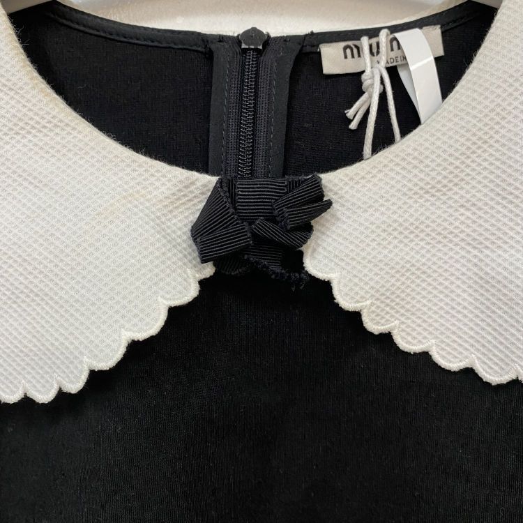 Miu Miu Miu Miu Scalloped Collar Blouse Size XS Size XS / US 0-2 / IT 36-38 - 6 Thumbnail