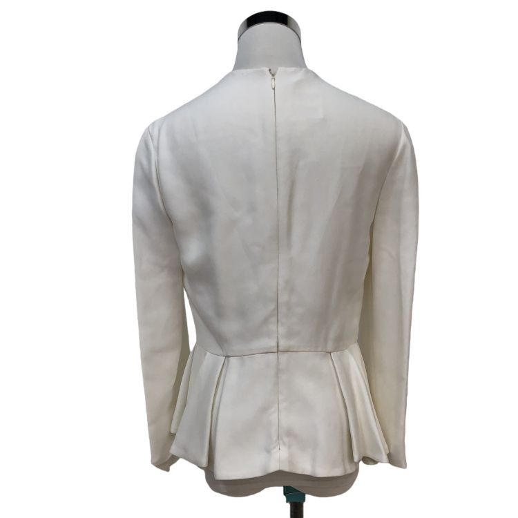 Miu Miu Miu Miu White Peplum Blouse Size 42 Size M / US 6-8 / IT 42-44 - 2 Thumbnail
