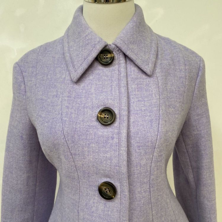 Miu Miu Miu Miu Purple Wool Coat Size 36 Size XS / US 0-2 / IT 36-38 - 7 Thumbnail