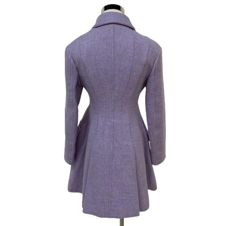 Miu Miu Miu Miu Purple Wool Coat Size 36 Size XS / US 0-2 / IT 36-38 - 2 Thumbnail