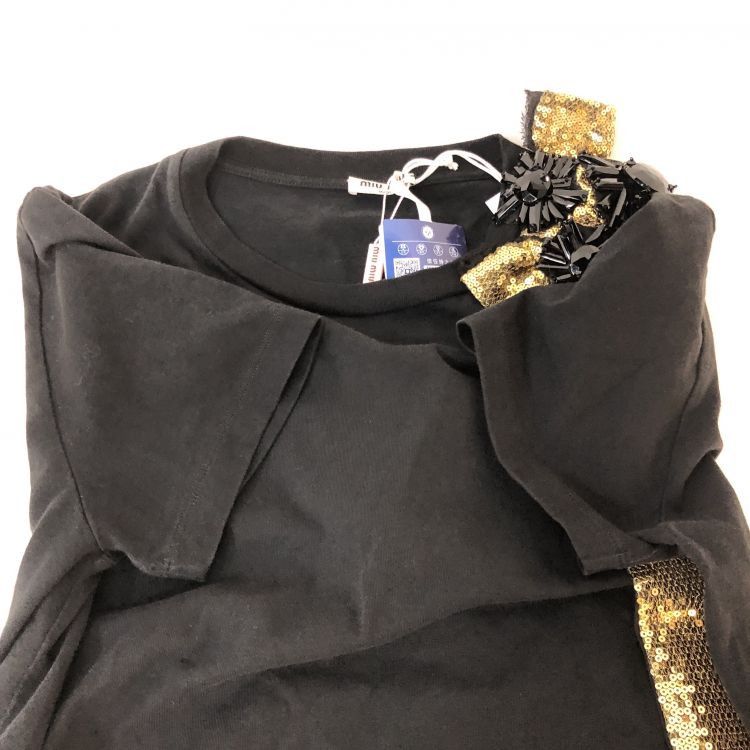 Miu Miu Miu Miu Sequin Embellished T-Shirt Size M Size M / US 6-8 / IT 42-44 - 10 Thumbnail