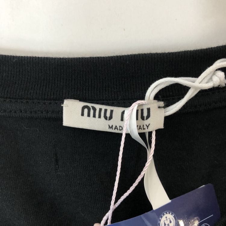 Miu Miu Miu Miu Sequin Embellished T-Shirt Size M Size M / US 6-8 / IT 42-44 - 3 Thumbnail