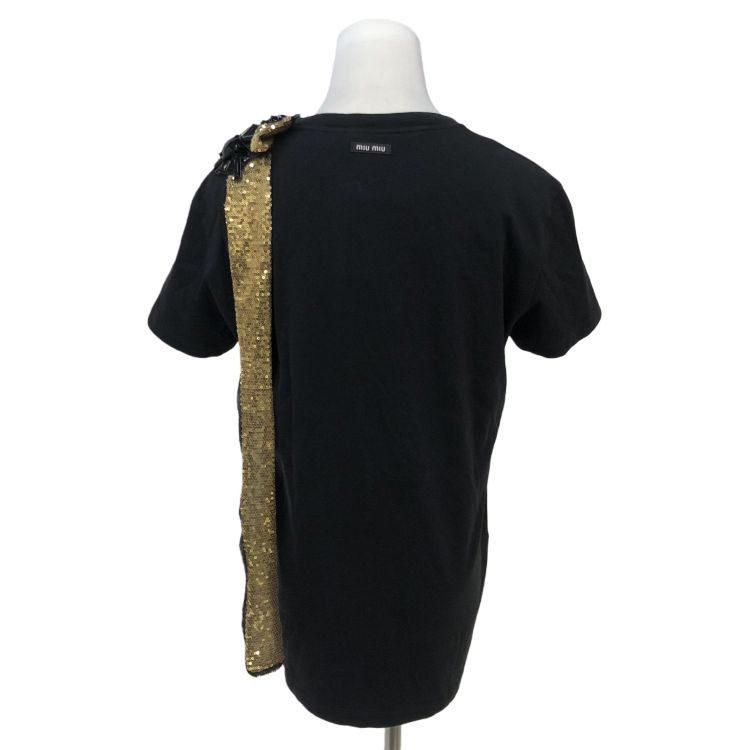 Miu Miu Miu Miu Sequin Embellished T-Shirt Size M Size M / US 6-8 / IT 42-44 - 2 Thumbnail