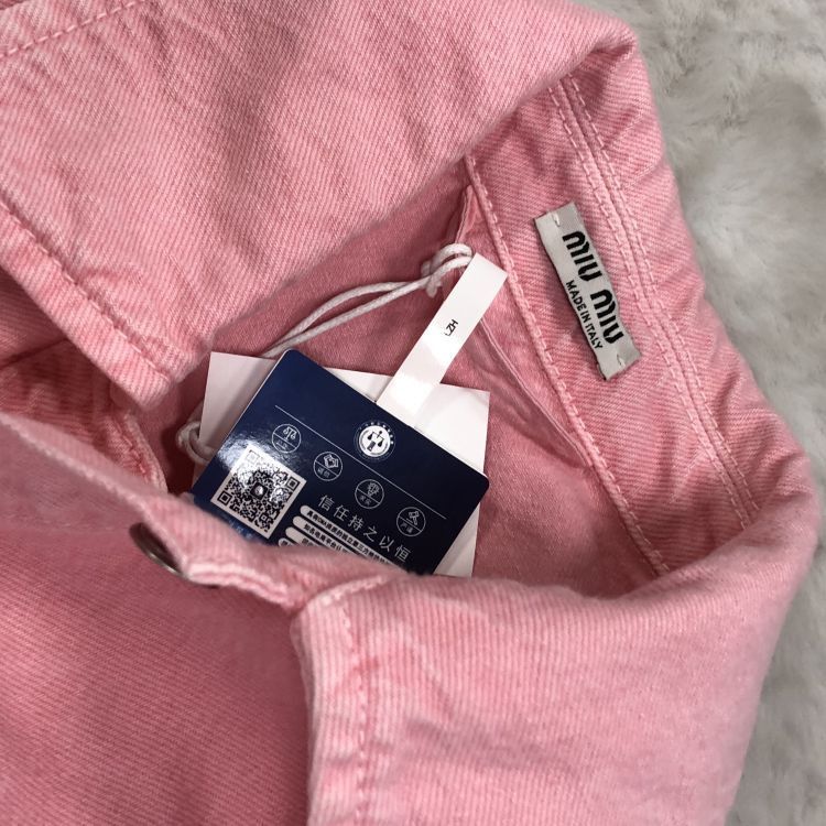 Miu Miu Miu Miu Pink Logo Club Jacket Size 36 Size XS / US 0-2 / IT 36-38 - 7 Thumbnail