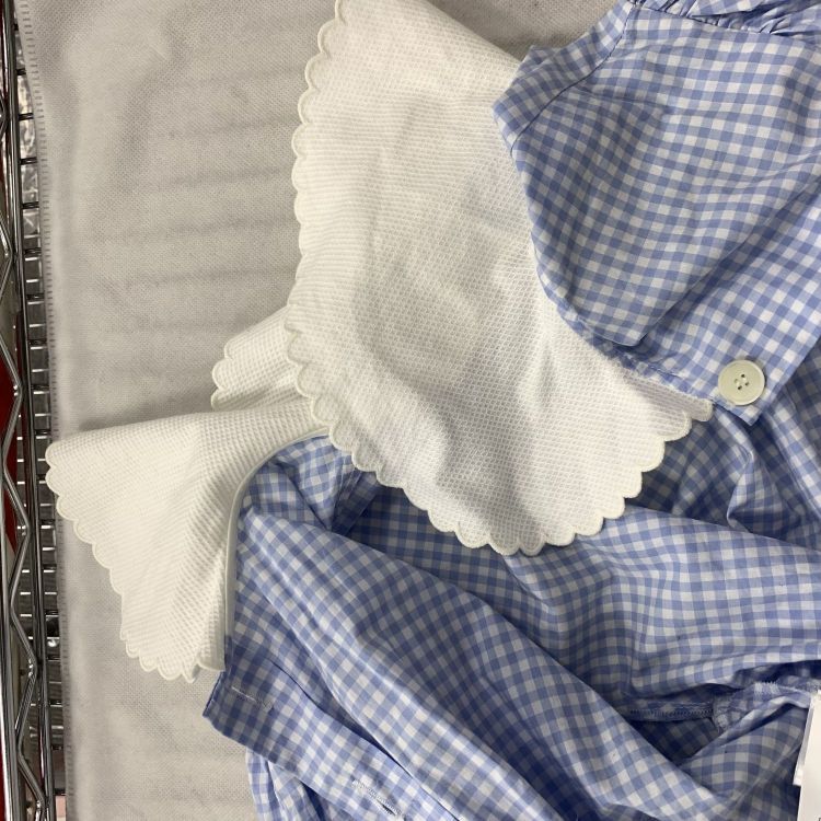 Miu Miu Miu Miu Gingham Collar Blouse Size 38 Size XS / US 0-2 / IT 36-38 - 7 Thumbnail