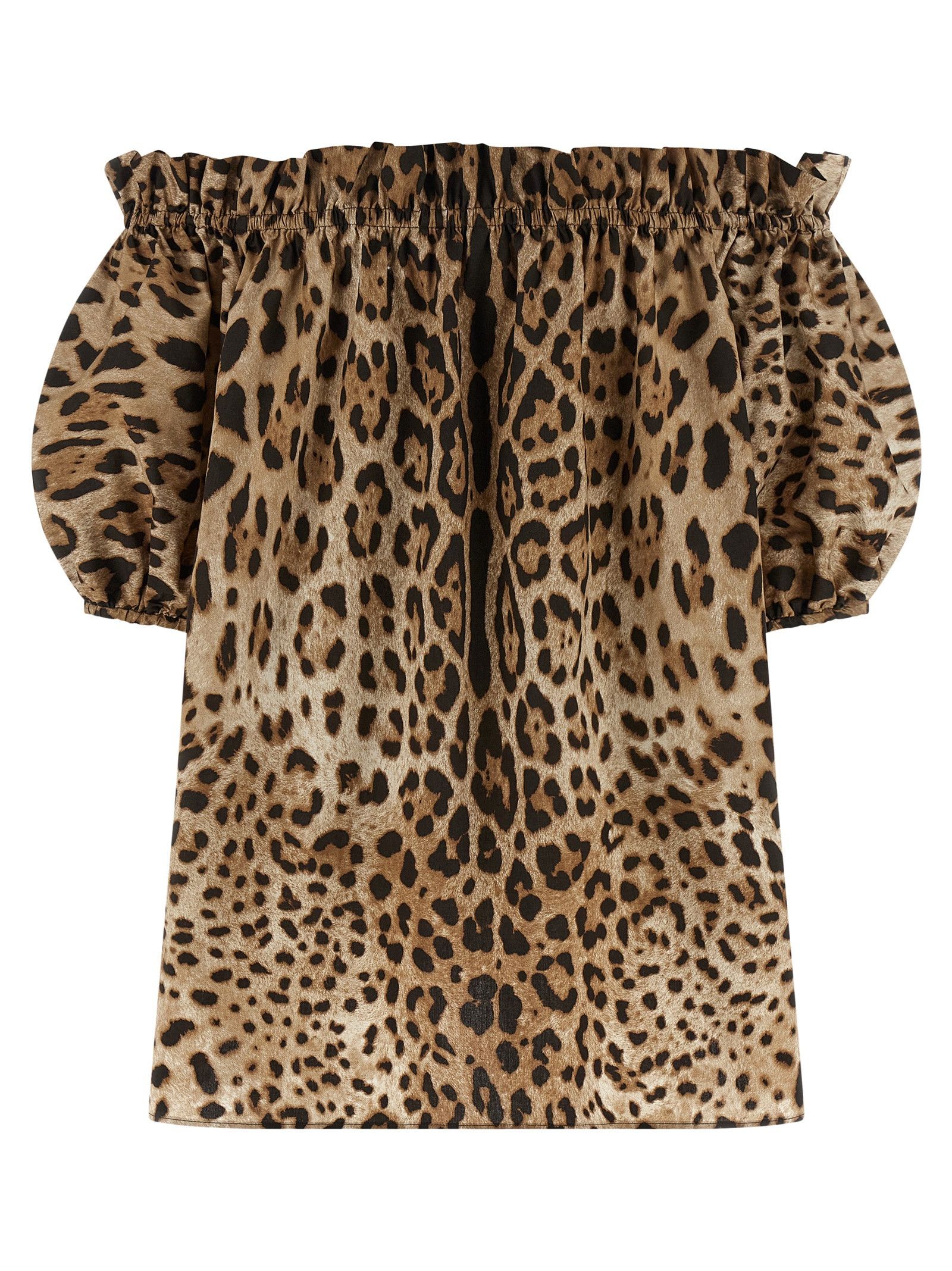 Dolce & Gabbana Animal Print Cotton Top Size M / US 6-8 / IT 42-44 - 2 Thumbnail