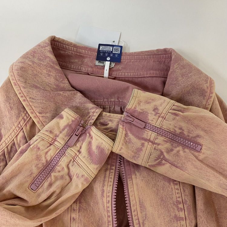 Miu Miu Miu Miu Club Pink Denim Jacket Size 36 Size XS / US 0-2 / IT 36-38 - 11 Thumbnail
