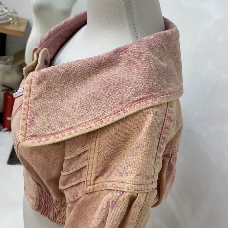 Miu Miu Miu Miu Club Pink Denim Jacket Size 36 Size XS / US 0-2 / IT 36-38 - 8 Thumbnail