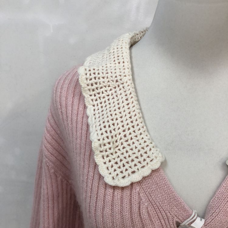 Miu Miu Miu Miu Crochet Collar Cardigan Size 42 Size M / US 6-8 / IT 42-44 - 7 Thumbnail