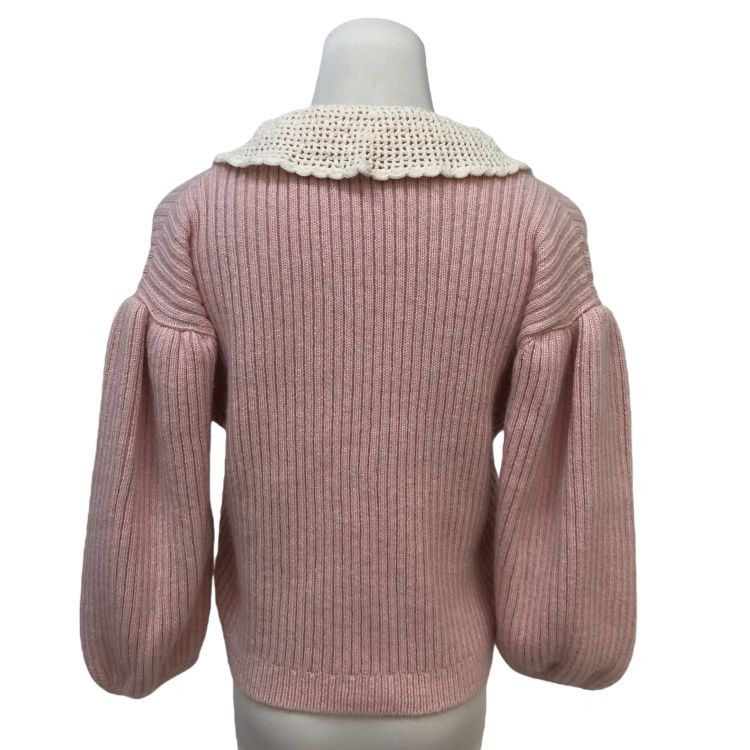 Miu Miu Miu Miu Crochet Collar Cardigan Size 42 Size M / US 6-8 / IT 42-44 - 2 Thumbnail