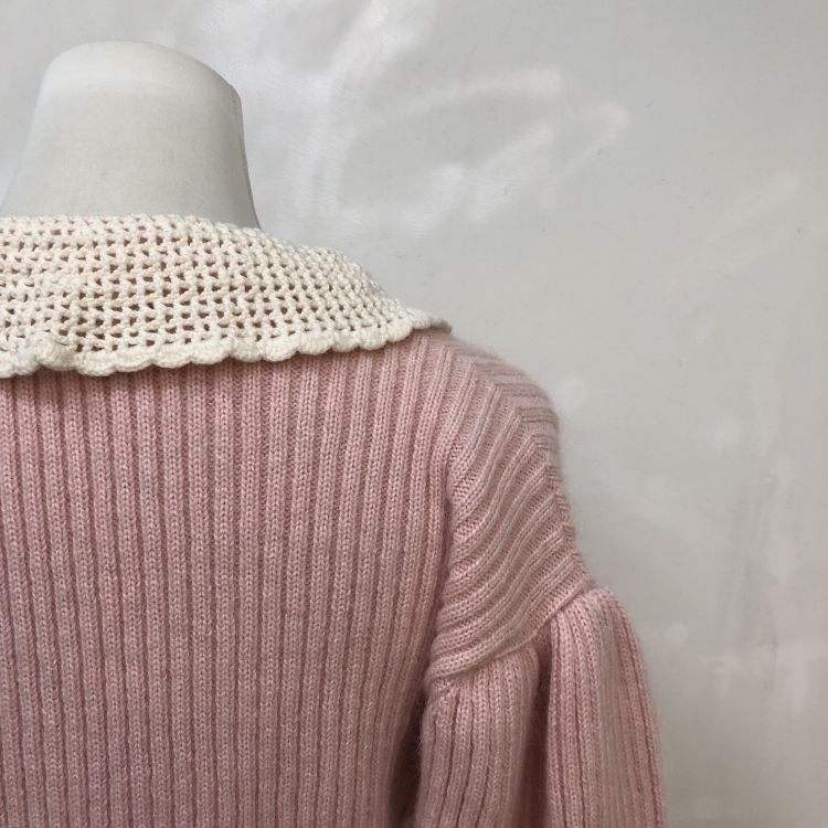 Miu Miu Miu Miu Crochet Collar Cardigan Size 42 Size M / US 6-8 / IT 42-44 - 10 Thumbnail
