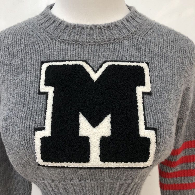 Miu Miu Miu Miu M Patch Wool Sweater Size 36 Size XS / US 0-2 / IT 36-38 - 7 Thumbnail