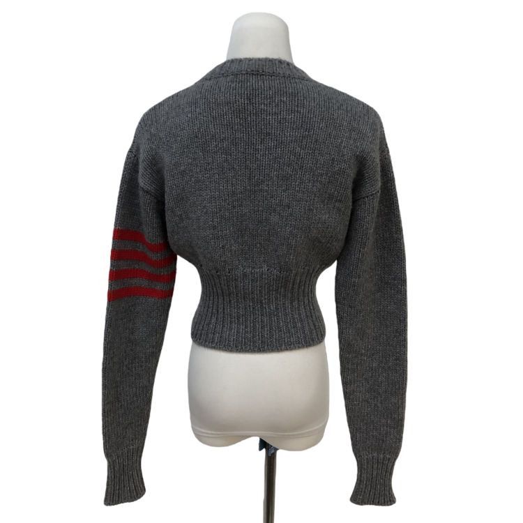 Miu Miu Miu Miu M Patch Wool Sweater Size 36 Size XS / US 0-2 / IT 36-38 - 2 Thumbnail