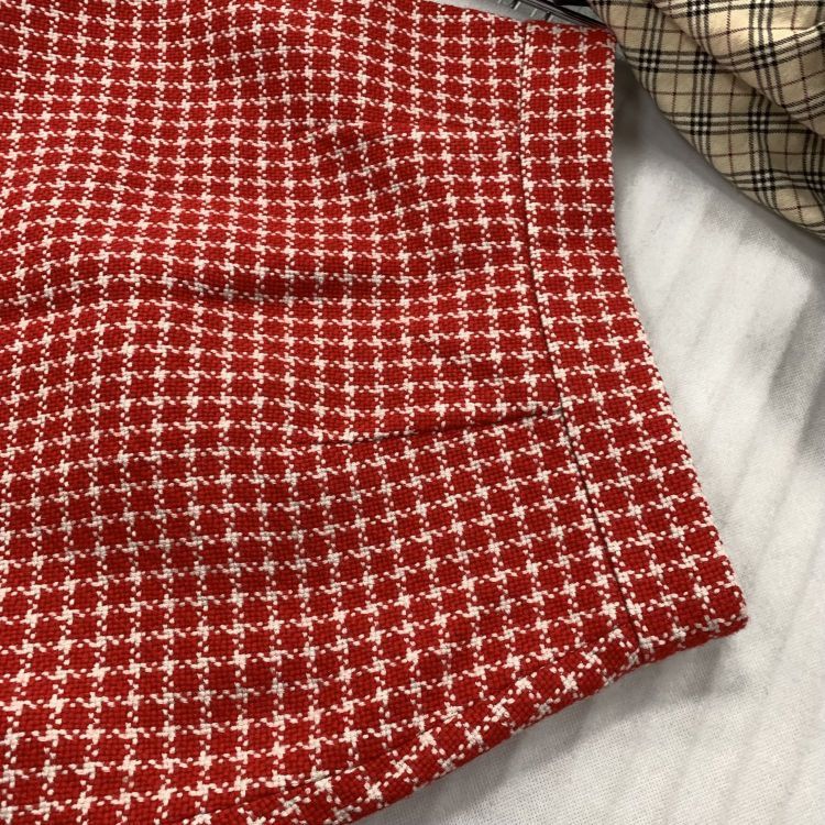 Miu Miu Miu Miu Red Tweed Mini Skirt Size 36 Size 25" / US 0 / IT 36 - 7 Thumbnail