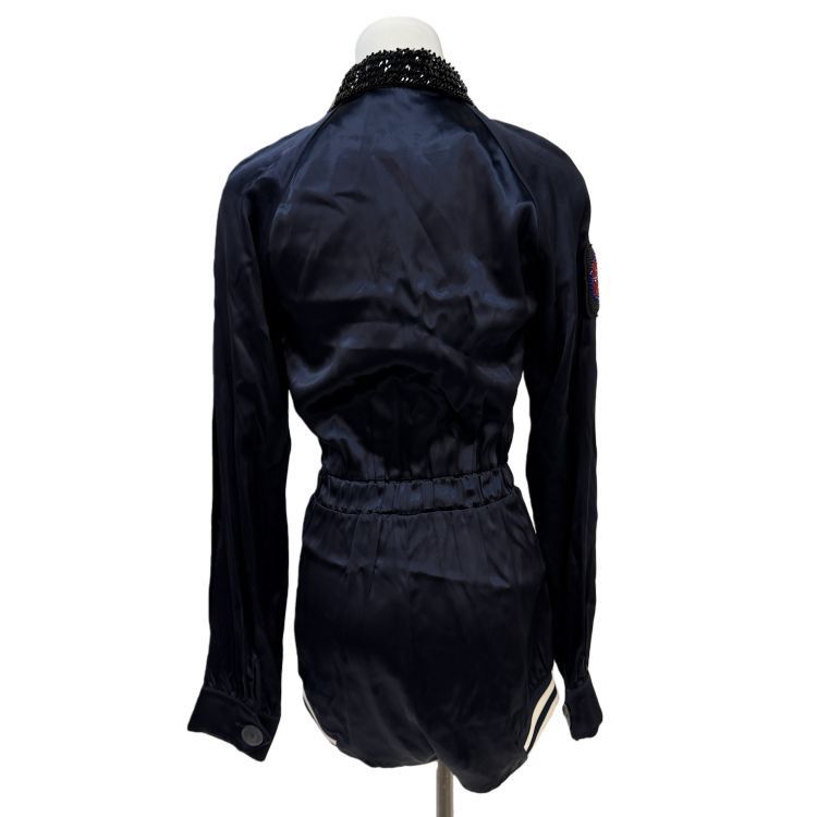 Miu Miu Miu Miu Beaded Embellished Jumpsuit Size 36 Size 25" / US 0 / IT 36 - 2 Thumbnail